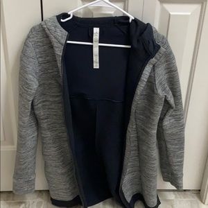 Lululemon grey and black athletic jacket